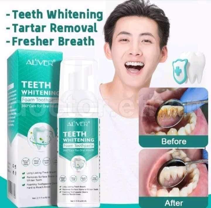 Tartar Removal Teeth Whitening Foam