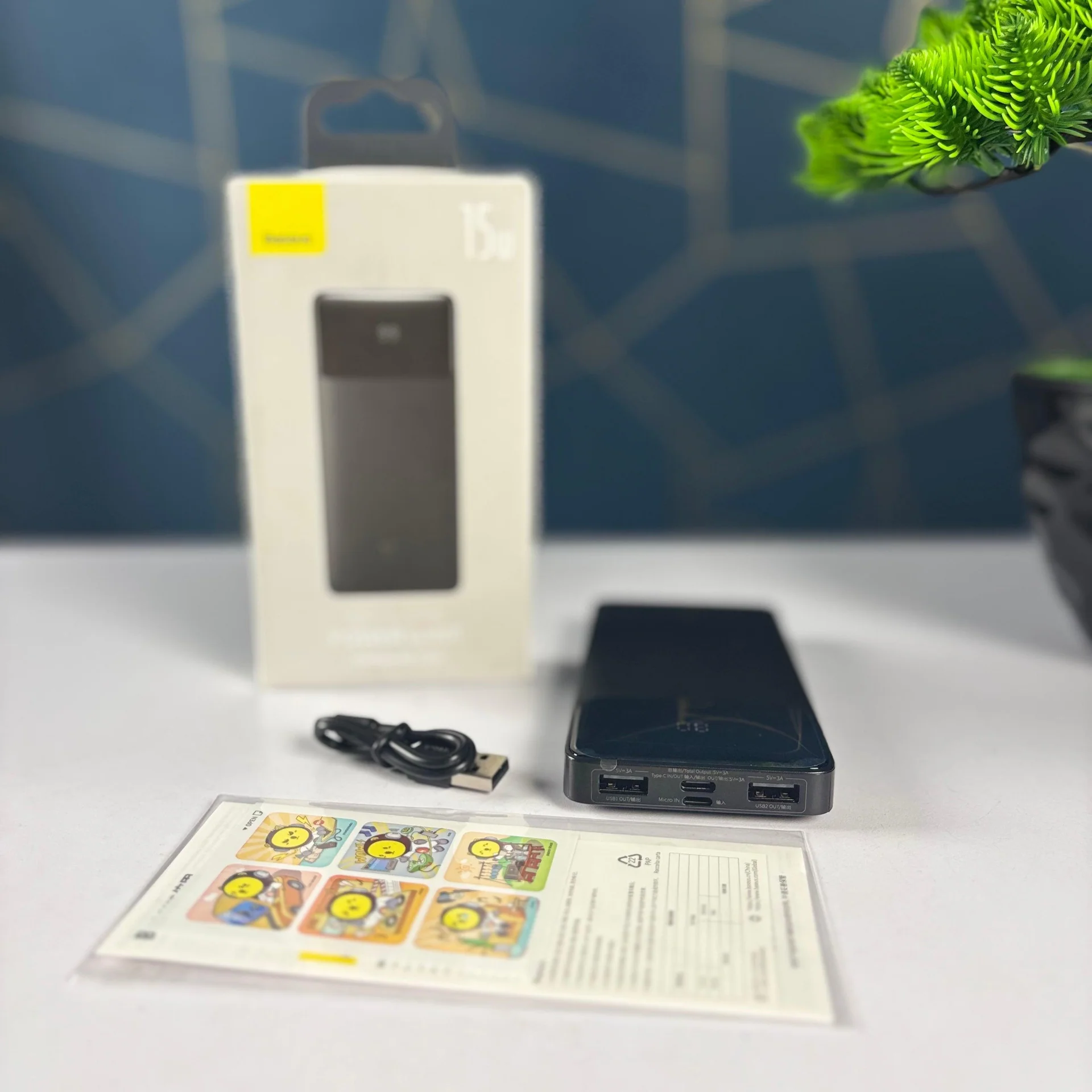 Baseus Bipow Digital Display Power Bank 15W 10000mah