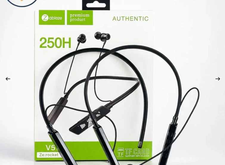 Zablaze Wireless Neckband Earphone (250H Playback)